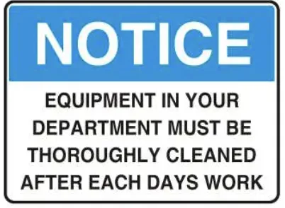 NT 15 — NOTICE - CHAIN ALL CYLINDERS SECURLY